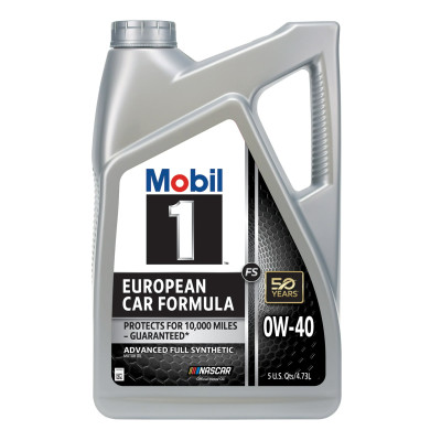 Mobil 1 0W-40 (Advanced Full Synthetic Motor Oil) 5Quarts European Car Formula