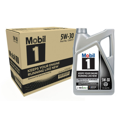Mobil 1 5W-30 (Advanced Full Synthetic Motor Oil) 5Quarts (Pack of 3)