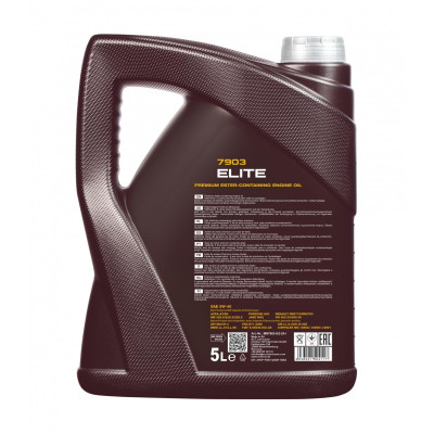 MANNOL Elite 5W-40 Fully Synthetic Engine Oil 5 Litres