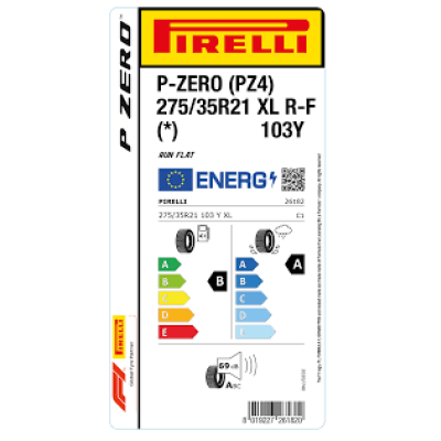 Pirelli 275/35/R21 XL Run-on Flat Tyre