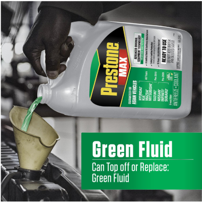 Prestone AF6610 MAX Asian Vehicles Green Antifreeze and Coolant - 4 liters