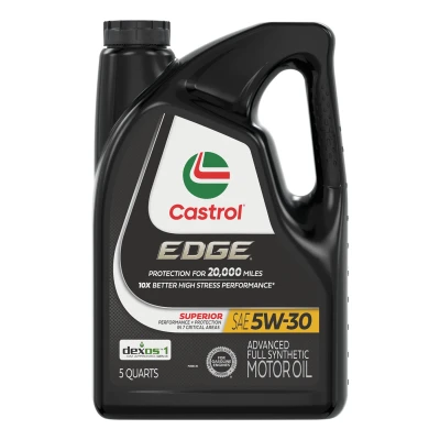 Castrol EDGE 5W-30 Advanced Full Synthetic Motor Oil - 5 Quarts