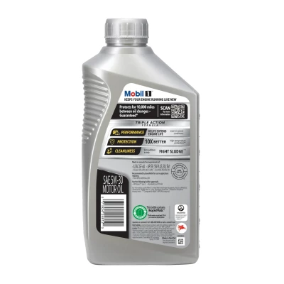 Mobil 1 5W-30 (Advanced Full Synthetic Motor Oil) 1Quart