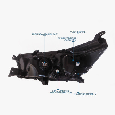 Sonar Headlamp Assembly (81140-0K720 & 81070-0K720) Pair