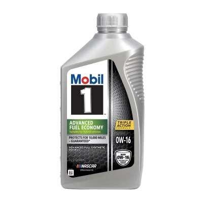 Mobil 1 0W-16 Advanced Fuel Economy Full Synthetic Motor Oil (1Quart)